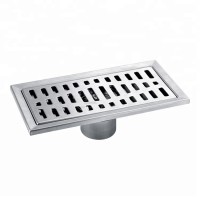 Bathroom accessory stainless steel shower rectangle long floor drain